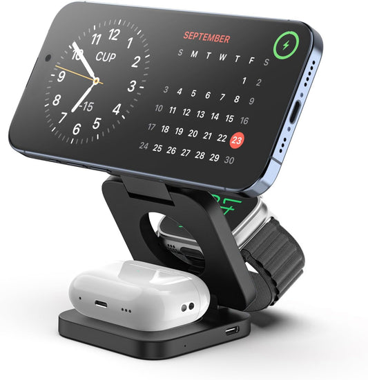 Oh!Teq® | Foldable 3 in 1 Travel Charging Station Oh!Teq