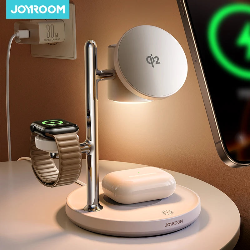Oh!Teq® | Joyroom 15W Qi2 4-in-1 Mag Charger Oh!Teq