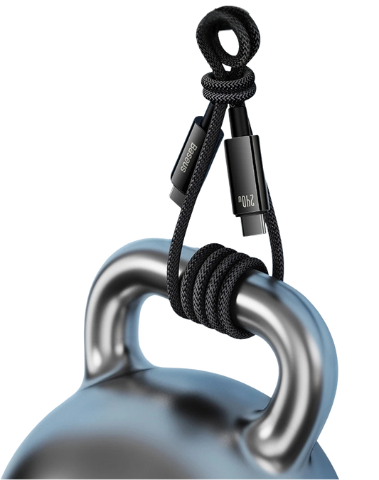 Oh!Teq® | Baseus 240W USB-C Cable (Zinc Alloy + Nylon Braid) Oh!Teq