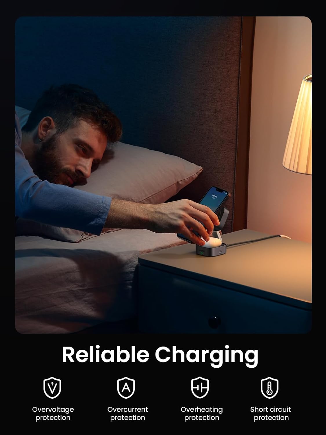 Oh!Teq® | UGREEN Qi2 Magnetic Foldable Charging Station 2-in-1 Oh!Teq