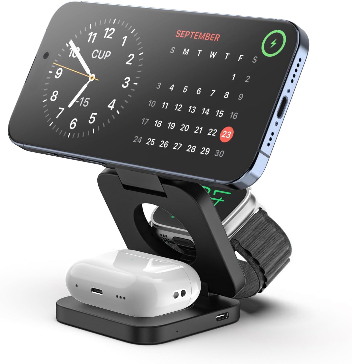 Oh!Teq® | Foldable 3 in 1 Travel Charging Station Oh!Teq