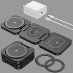 Oh!Teq® | Foldable 3 in 1 Travel Charging Station Oh!Teq