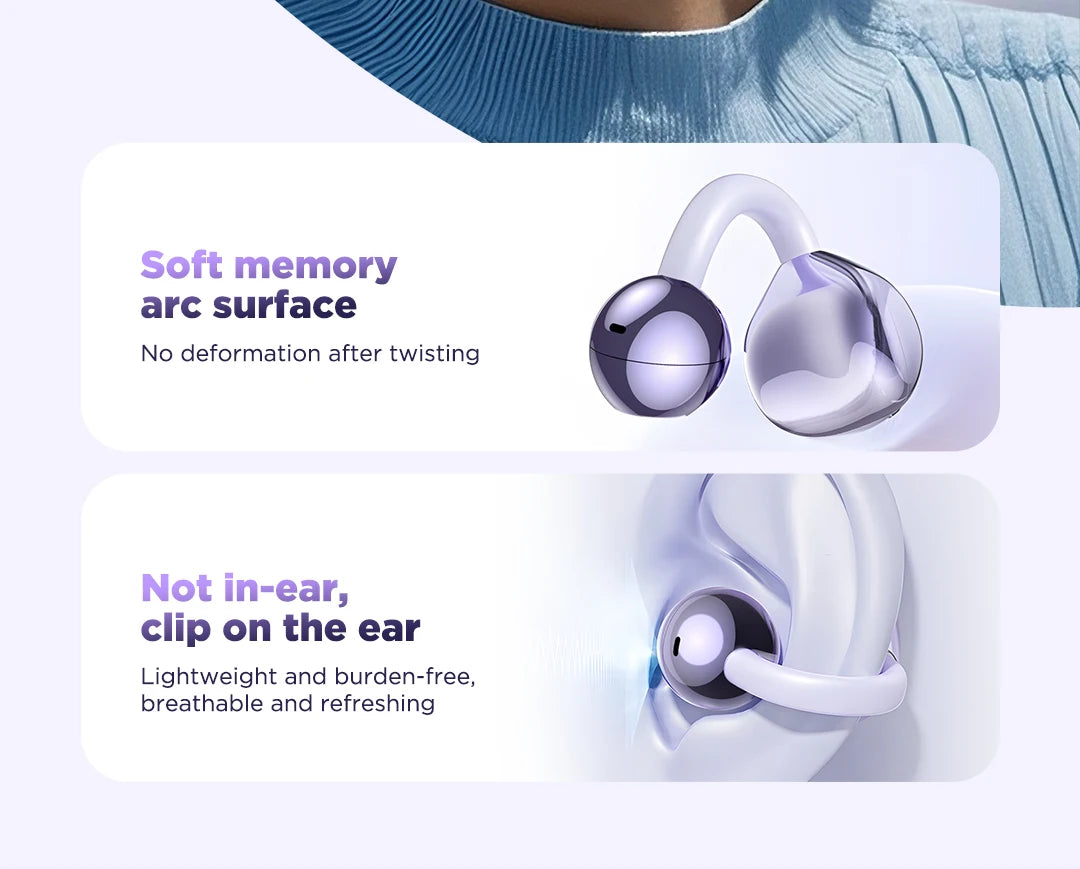 Oh!Teq® | HTC NE32 AI Translator Earbuds (Ear-Hook) Oh!Teq