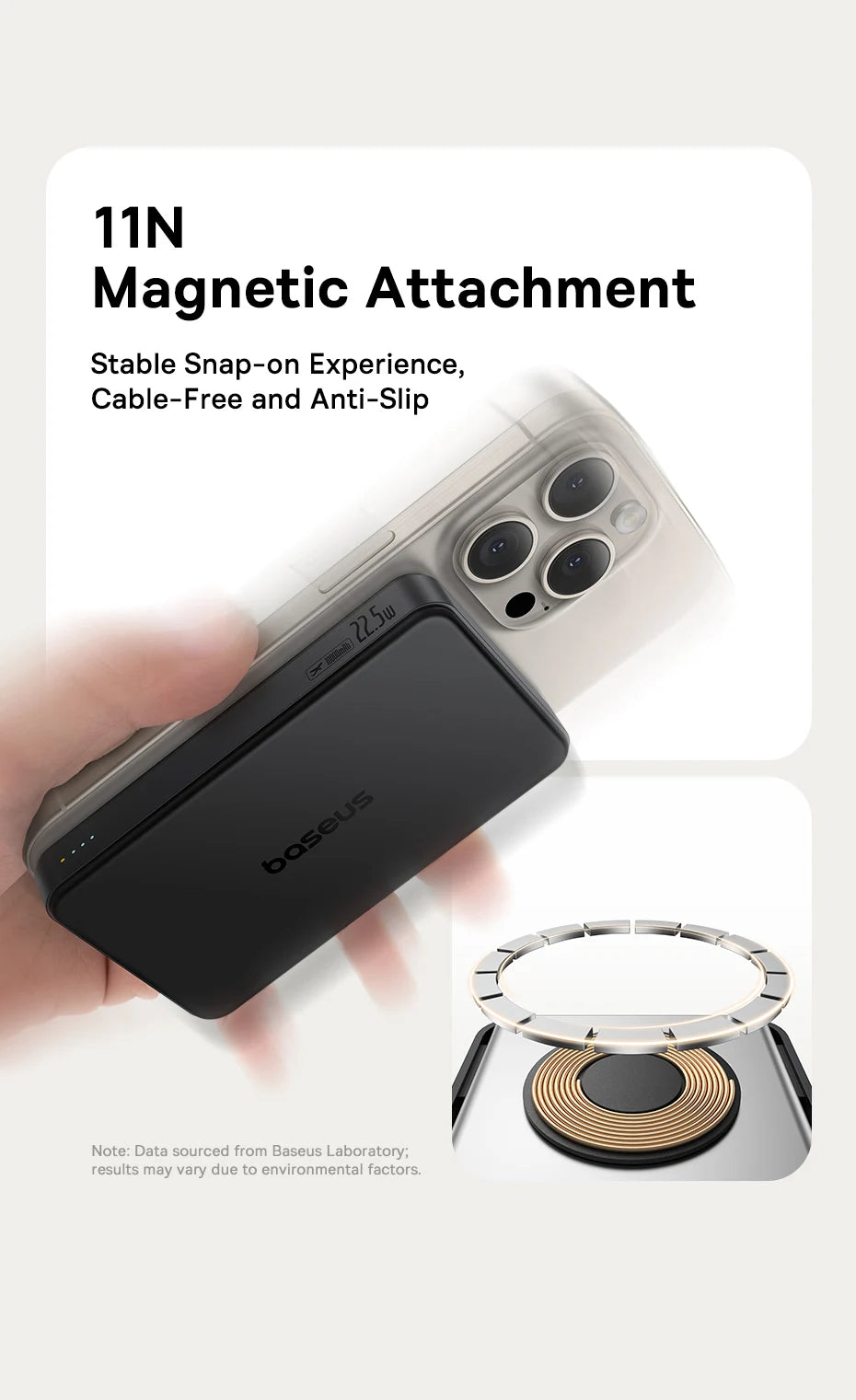 Oh!Teq® | Baseus Airpow II Qi2 Magnetic Power Bank (10,000 mAh) Oh!Teq