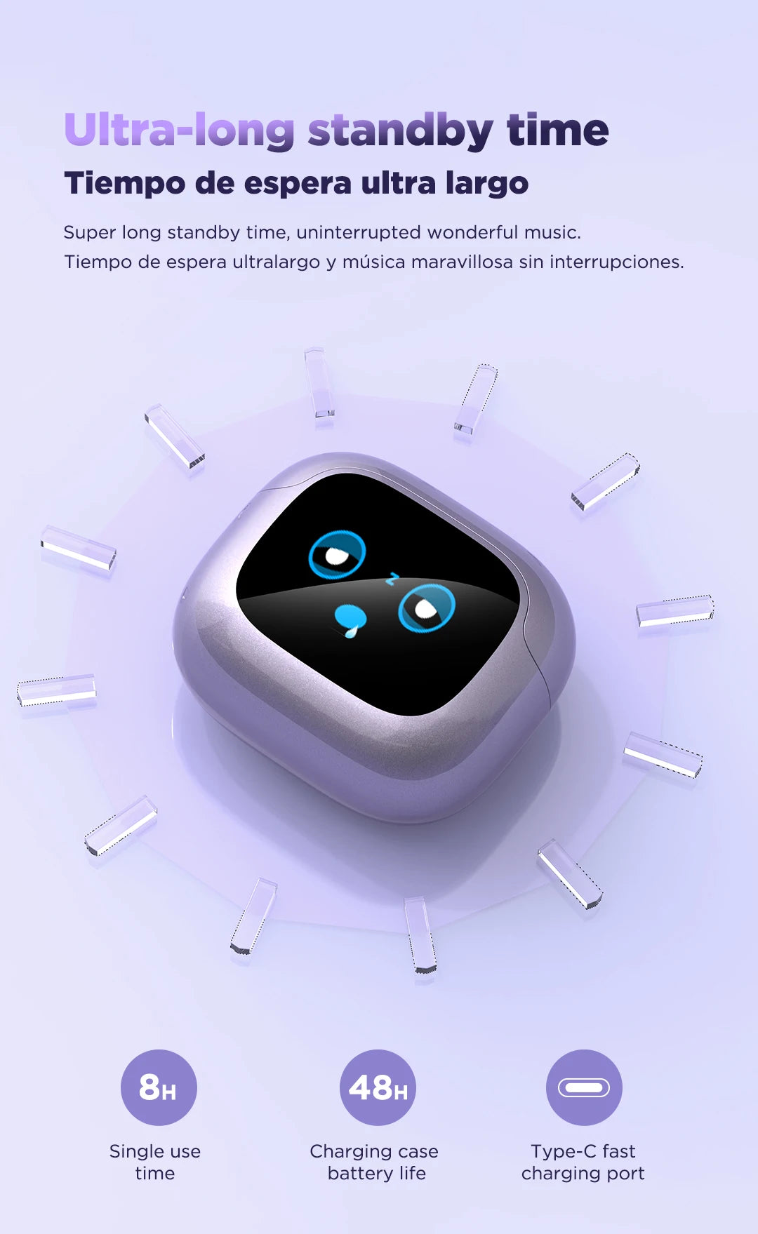 Oh!Teq® | HTC NE32 AI Translator Earbuds (Ear-Hook) Oh!Teq