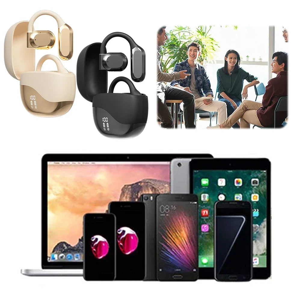 Oh!Teq® | Real Time AI Translator Earbuds with Ear Hook Oh!Teq