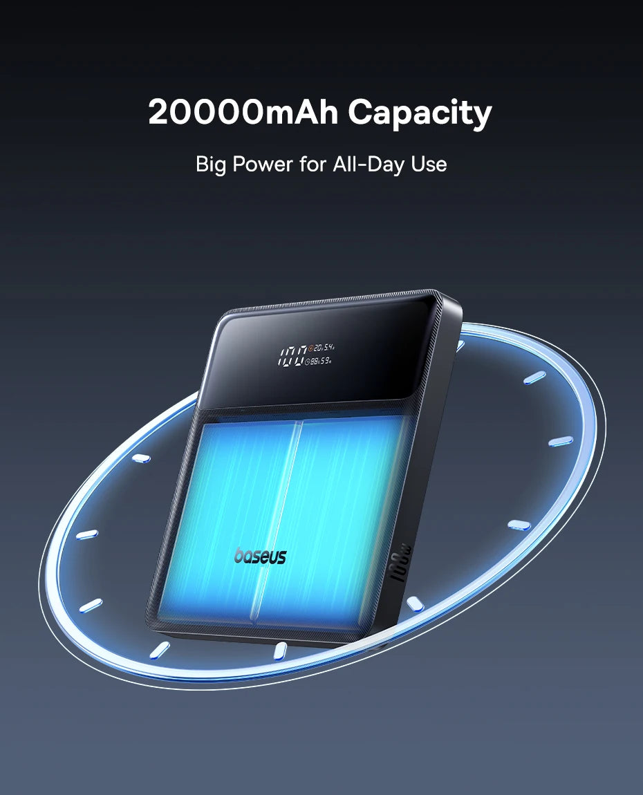 Oh!Teq® | Baseus 100W 20,000 mAh Laptop Power Bank (PD 3.0) Oh!Teq