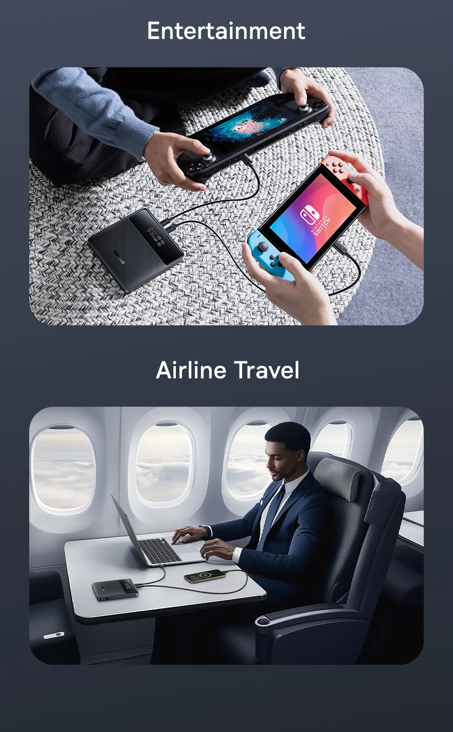 Oh!Teq® | Baseus 100W 20,000 mAh Laptop Power Bank (PD 3.0) Oh!Teq