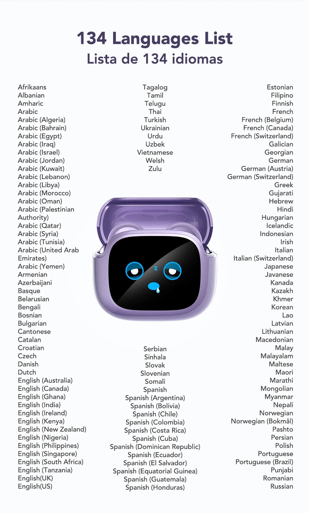 Oh!Teq® | HTC NE32 AI Translator Earbuds (Ear-Hook) Oh!Teq