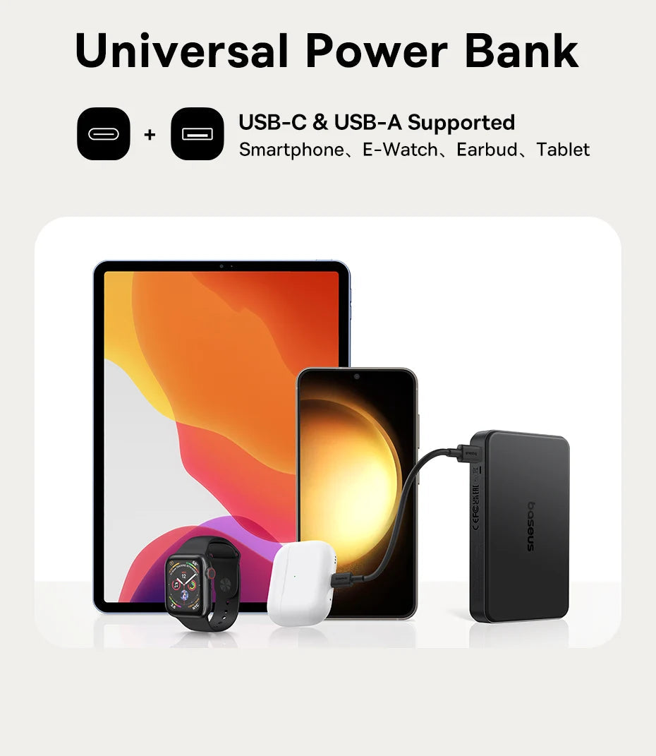 Oh!Teq® | Baseus Airpow II Qi2 Magnetic Power Bank (10,000 mAh) Oh!Teq