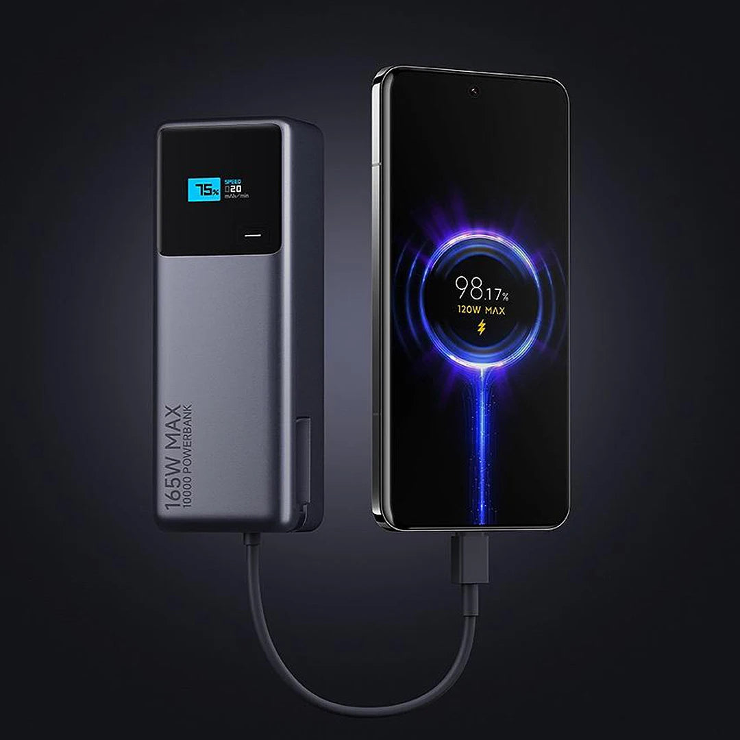 Oh!Teq® | Xiaomi Power Bank with Built-in Cable 10000mAh 165W Oh!Teq