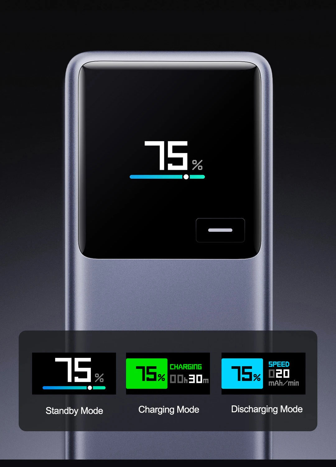 Oh!Teq® | Xiaomi Power Bank with Built-in Cable 10000mAh 165W Oh!Teq