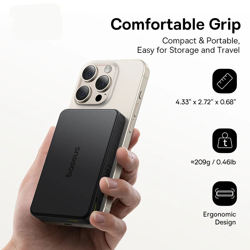 Oh!Teq® | Baseus Airpow II Qi2 Magnetic Power Bank (10,000 mAh) Oh!Teq