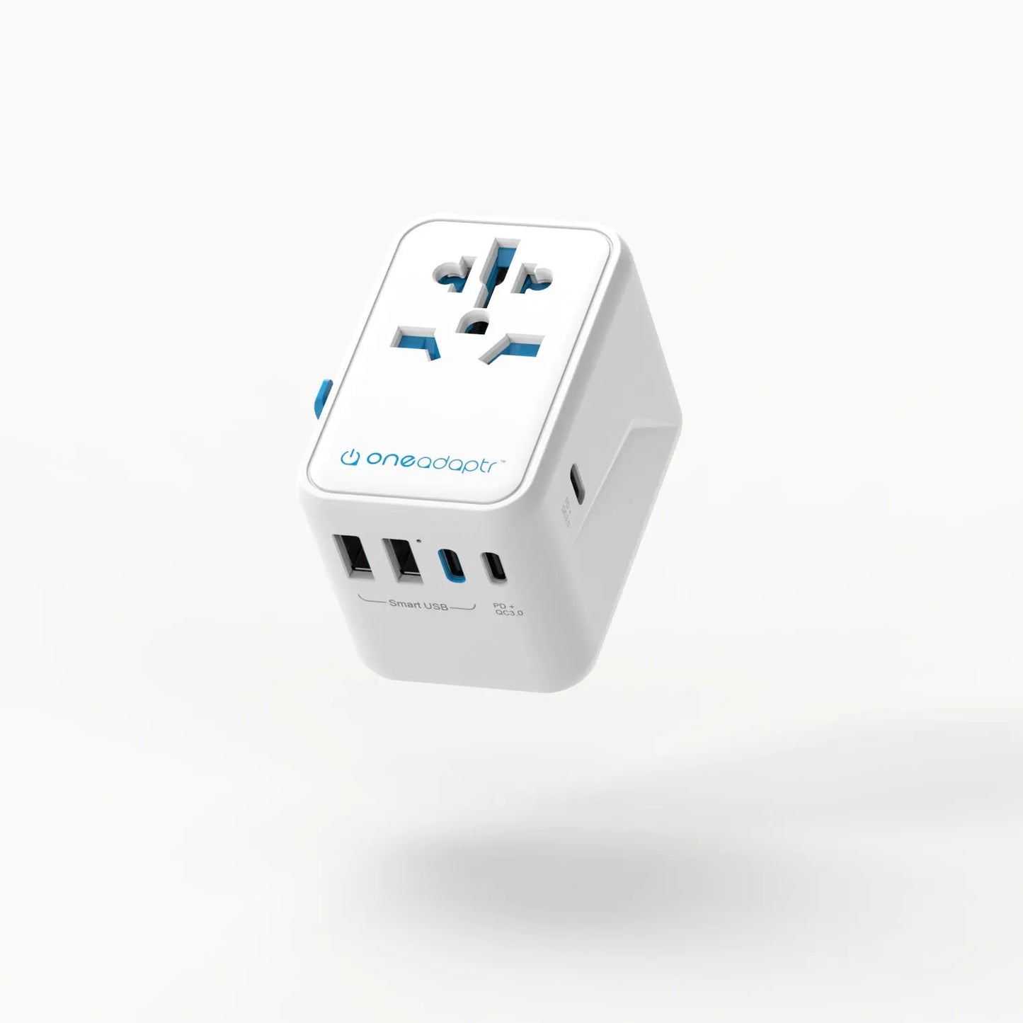 Oh!Teq® | OneWorld International Travel Adapter with GaN USB-C Charger OneAdaptr