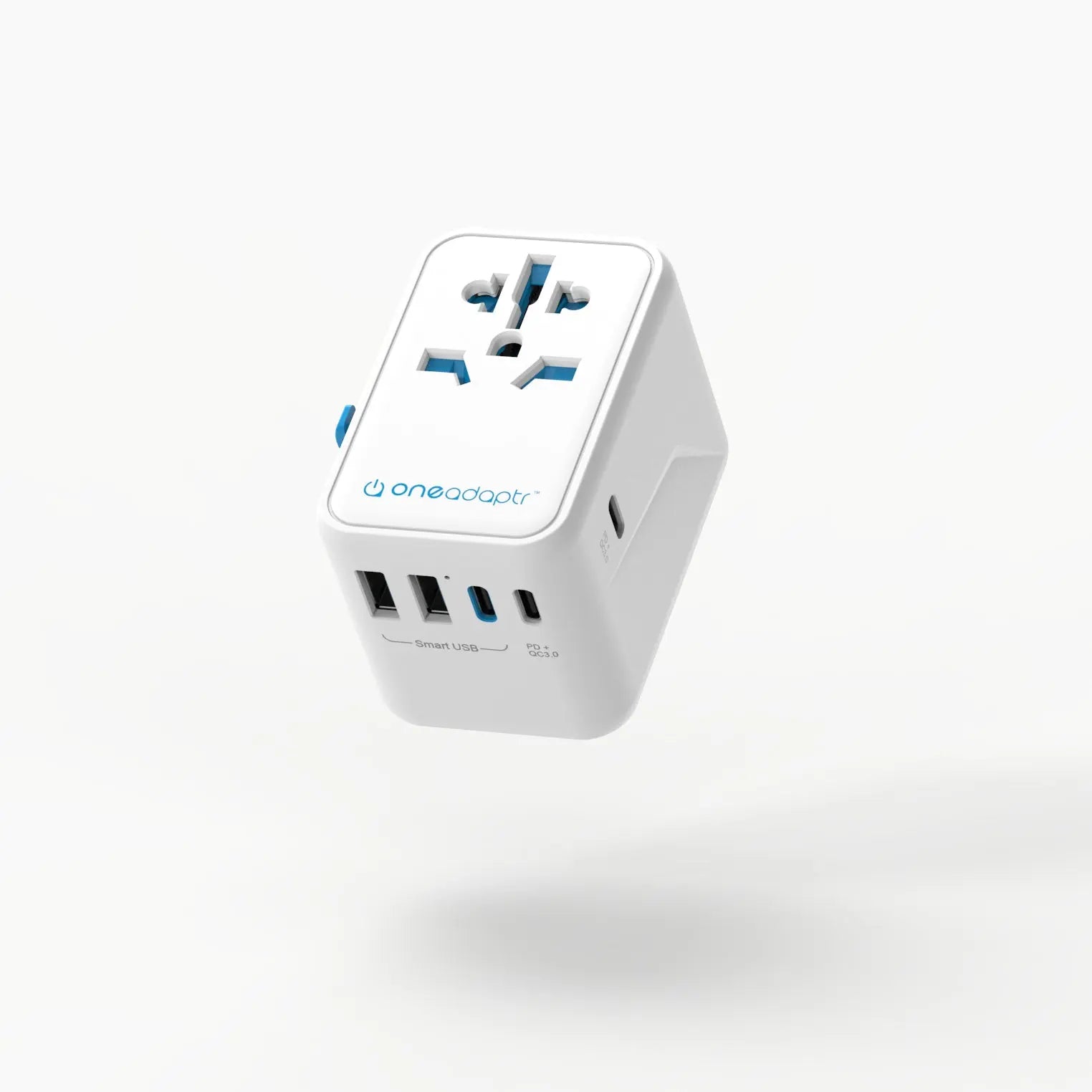 Oh!Teq® | OneWorld International Travel Adapter with GaN USB-C Charger OneAdaptr