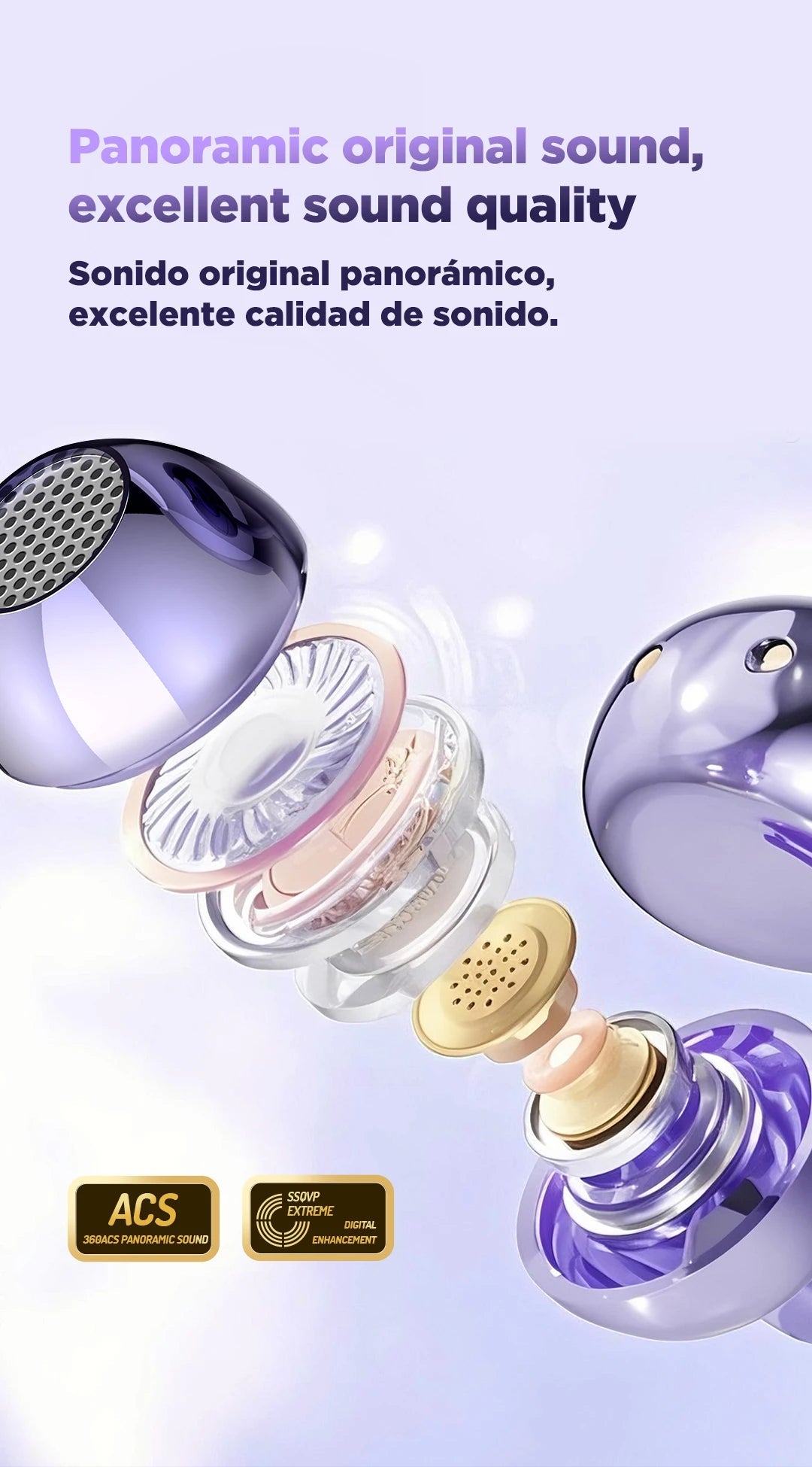 Oh!Teq® | HTC NE32 AI Translator Earbuds (Ear-Hook) Oh!Teq