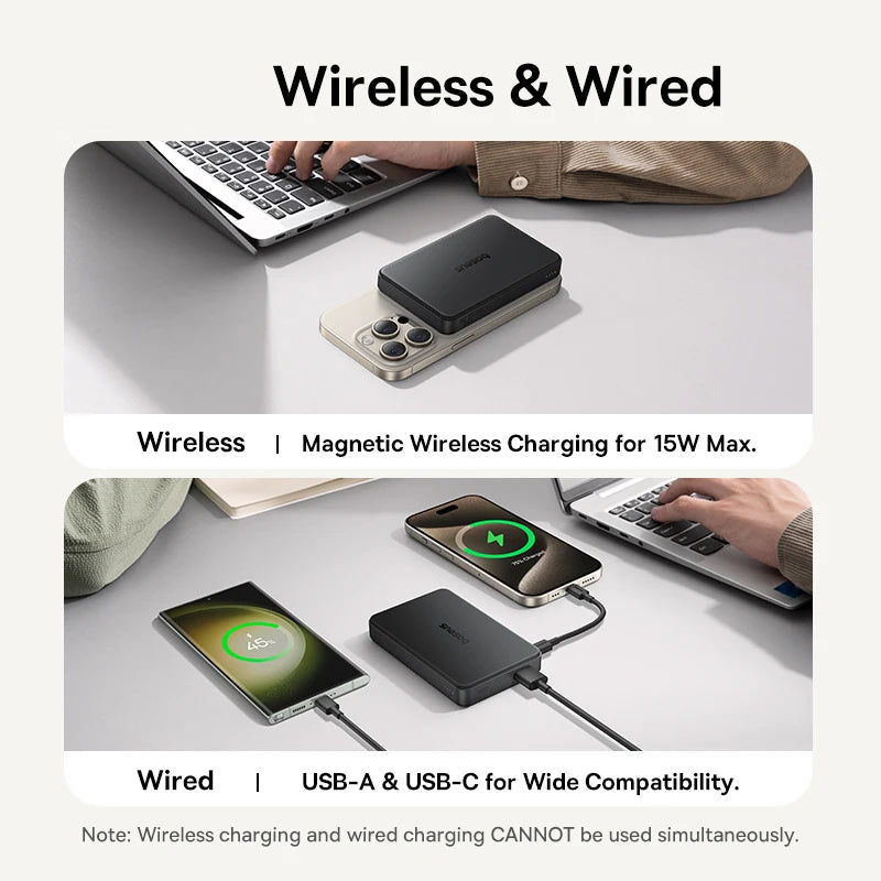 Oh!Teq® | Baseus Airpow II Qi2 Magnetic Power Bank (10,000 mAh) Oh!Teq