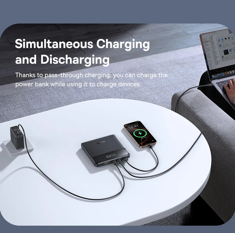 Oh!Teq® | Baseus 100W 20,000 mAh Laptop Power Bank (PD 3.0) Oh!Teq