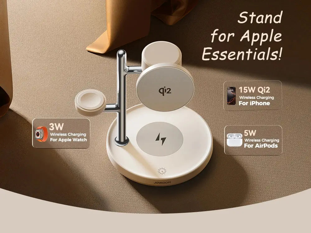 Oh!Teq® | Joyroom 15W Qi2 4-in-1 Mag Charger Oh!Teq