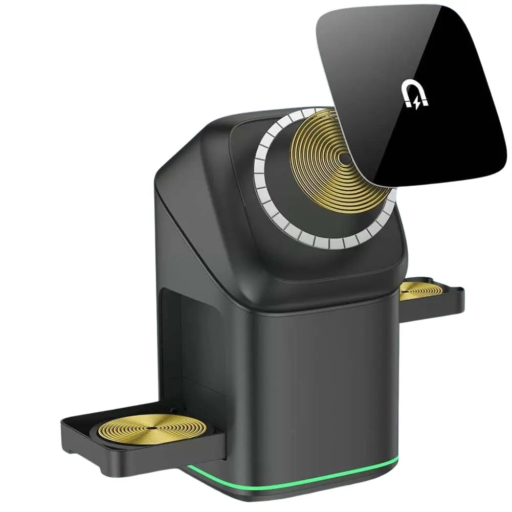 Oh!Teq® | Magnetic 3-in-1 Wireless Charger with Rotating Stand Oh!Teq