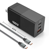Oh!Teq® | 3-in-1 GaN III USB Charger (2× USB-C + 1× USB-A) Oh!Teq