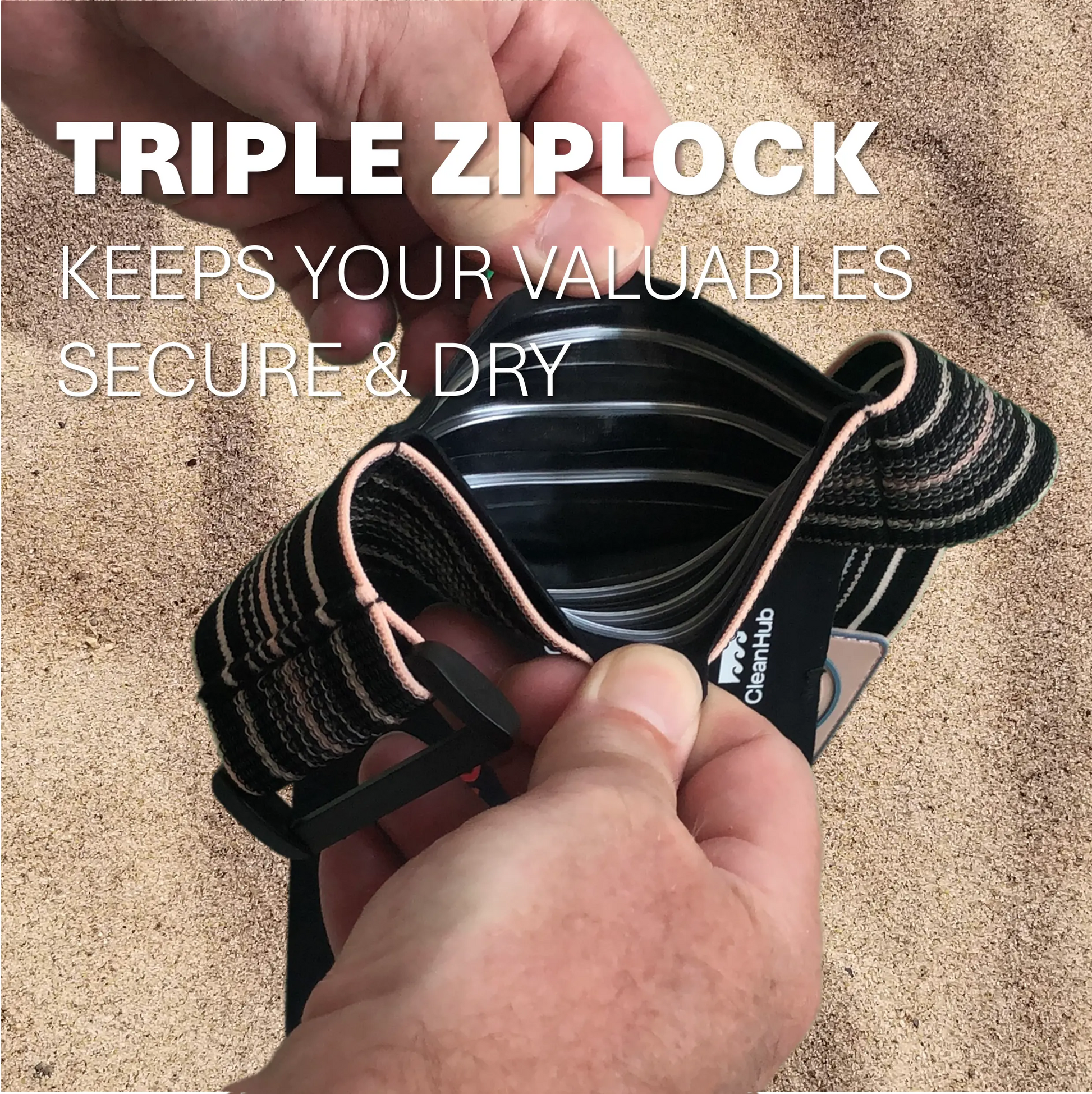 Oh!Teq® | Bon Beachie IP68 Wristband Dry Bag, 0.5 L Bon Beachie